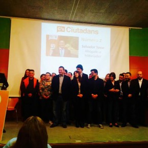 Presentats els Candidats de Ciutadans a les eleccions Municipals 2015