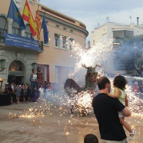 Ciutadans participa a la rebuda de la Flama del Canigó