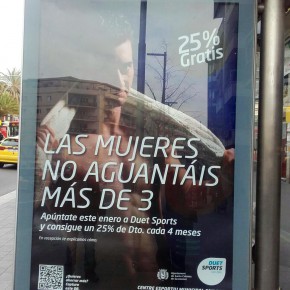 Ciutadans solicita la retirada de publicidad sexista en las marquesinas de la ciudad