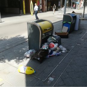 Cs denuncia en el Pleno la falta de limpieza en las calles de Santa Coloma